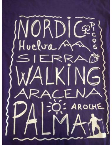 012-Camiseta lila Huelva-Sierra Aracena Nordic Walking Palma - 2