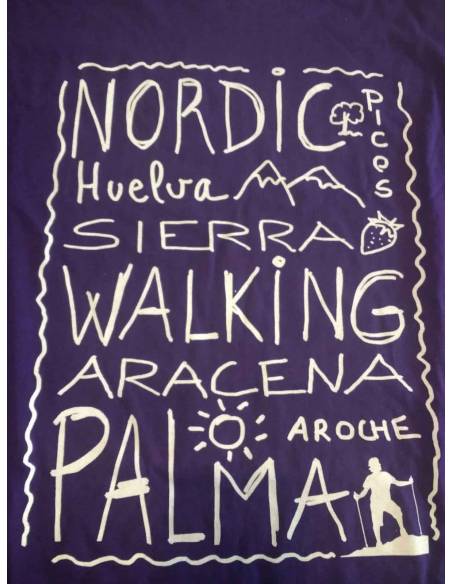 012-Camiseta lila Huelva-Sierra Aracena Nordic Walking Palma - 2