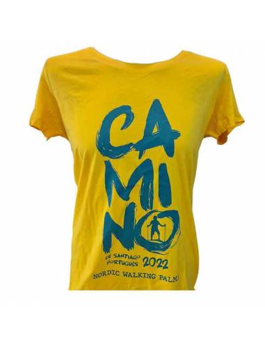 Camiseta mujer camino Santiago 2022 Nordic Walking Palma - 1
