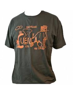 Camiseta unisex gris oscuro Cuenca año 2016 Nordic Walking Palma - 1