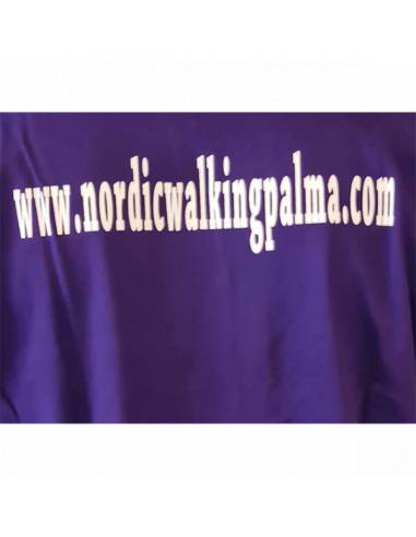 Camiseta lila Huelva-Sierra Aracena Nordic Walking Palma 1