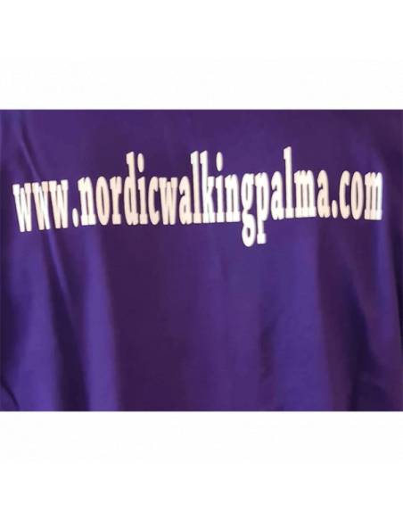 Camiseta lila Huelva-Sierra Aracena Nordic Walking Palma 1