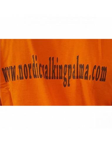 Camiseta mujer Naranja Menorca Nordic Walking Palma - 3